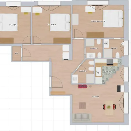 Casilina 403 Spacious 3bdr And 3 Bath * Rzym